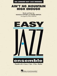 cover Ain't No Mountain High Enough Jazz Ensemble sheet music cover